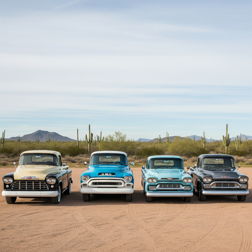 1955 to 1959 Chevrolet & GMC Trucks