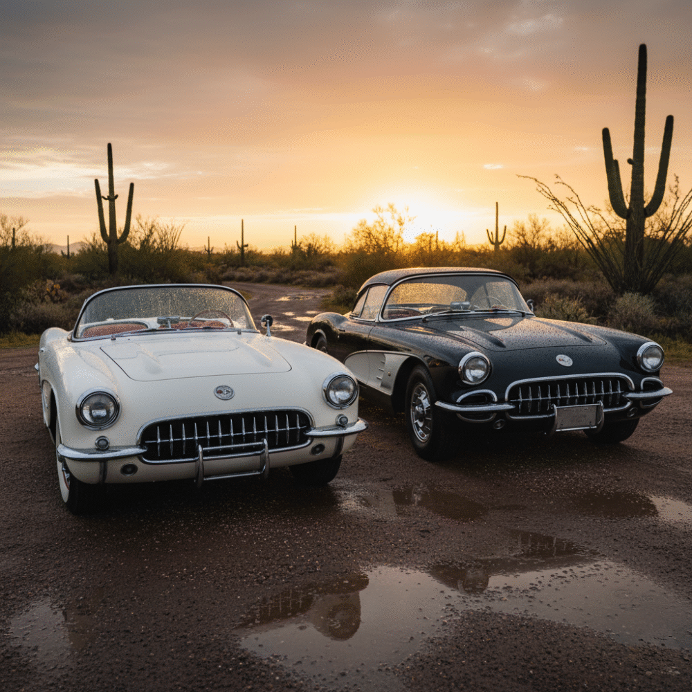 1953 to 1957 Chevrolet Corvettes