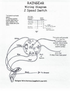 Wiring Diagram - RainGear Wiper Systems